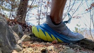 Hoka One One TenNine Grey/Blue/Yellow