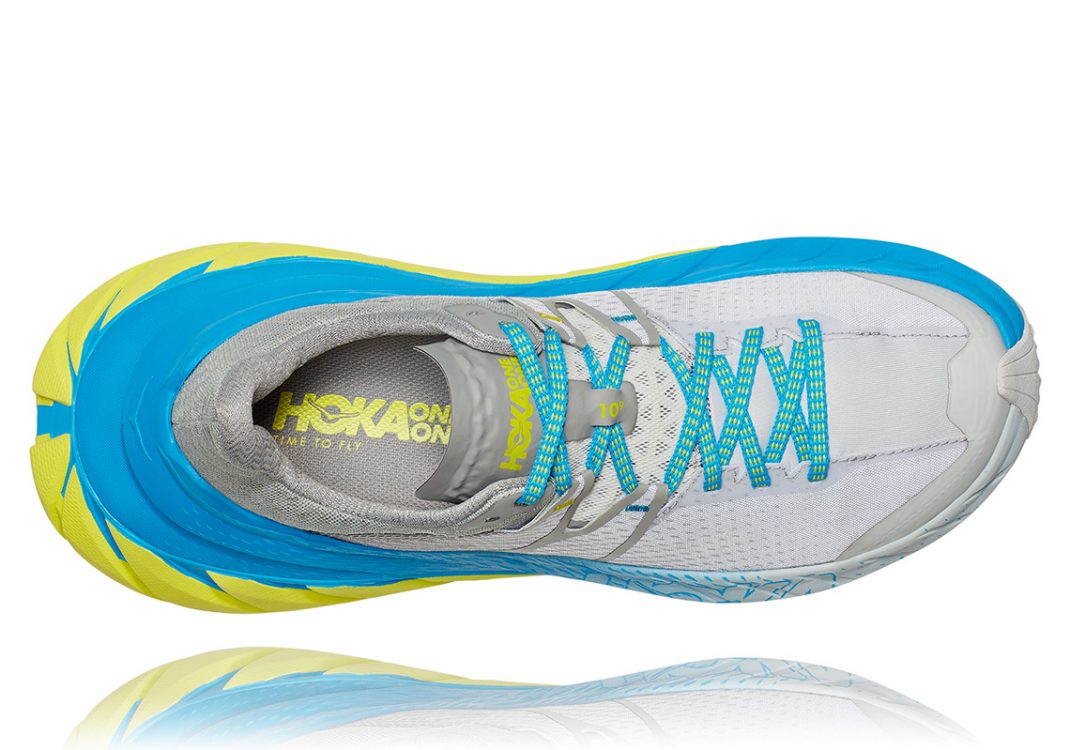 Hoka One One TenNine Grey/Blue/Yellow