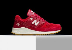 New Balance 530 Suede Solids Pack Red