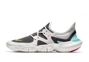 Nike Free RN 5.0 Sail/Volt Thunder Grey Aurora