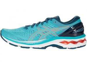 Asics Gel Kayano 27 Techno Cyan/Sunrise Red