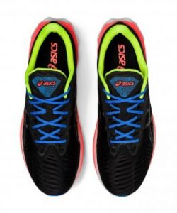 Asics Novablast Black Volt/Orange