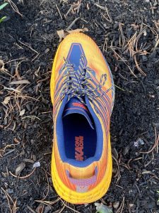 Hoka One One Speedgoat 4 Mandarin Red/Gold Fusion