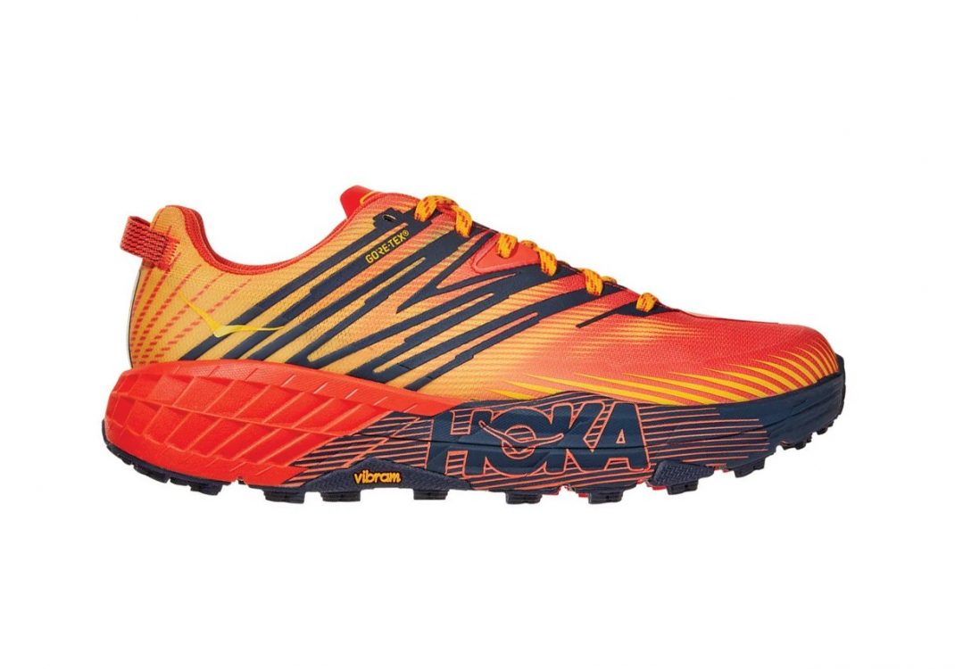 Hoka One One Speedgoat 4 Mandarin Red/Gold Fusion