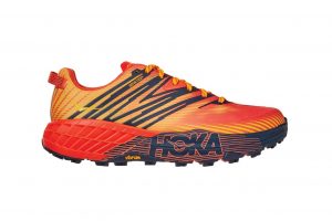 Hoka One One Speedgoat 4 Mandarin Red/Gold Fusion