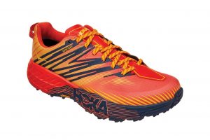 Hoka One One Speedgoat 4 Mandarin Red/Gold Fusion
