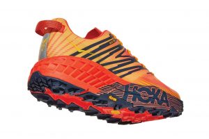 Hoka One One Speedgoat 4 Mandarin Red/Gold Fusion