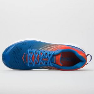 Hoka One One Clifton 6 Mandarin Red/Imperial Blue