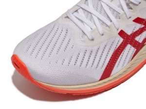 Asics MetaRacer White/Sunrise Red