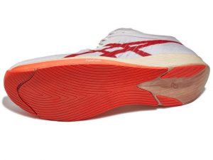 Asics MetaRacer White/Sunrise Red
