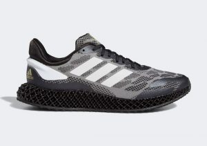 Adidas 4D Run 1 Core Black-Cloud White-Gold Metallic