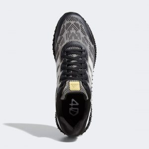Adidas 4D Run 1 Core Black-Cloud White-Gold Metallic