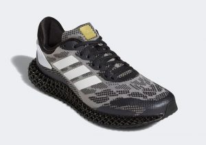 Adidas 4D Run 1 Core Black-Cloud White-Gold Metallic
