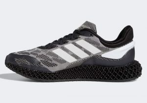 Adidas 4D Run 1 Core Black-Cloud White-Gold Metallic