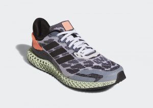 Adidas 4D Run 1 White/Core Black/Signal Coral