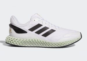 Adidas 4D Run 1 Footwear White/Core Black/Gold Metallic