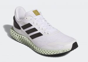 Adidas 4D Run 1 Footwear White/Core Black/Gold Metallic
