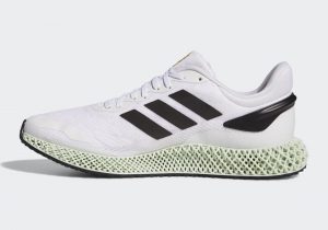 Adidas 4D Run 1 Footwear White/Core Black/Gold Metallic