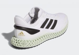 Adidas 4D Run 1 Footwear White/Core Black/Gold Metallic