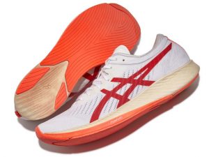 Asics MetaRacer White/Sunrise Red