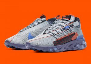 Nike ISPA React WR Wolf Grey/Sapphire/ Dusty Peach