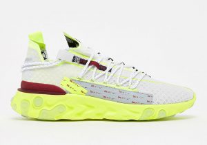 Nike ISPA React WR Pure Platinum/Team Red/Volt