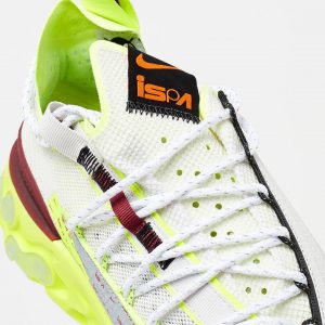 Nike ISPA React WR Pure Platinum/Team Red/Volt