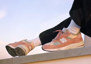 Patta X New Balance 991 Dusty Pink/Light Petrol