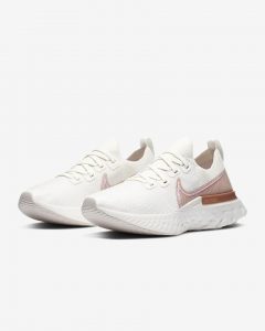 Nike React Infinity Run Flyknit Sail/Copper Metallic/Whit/Light Arctic Pink