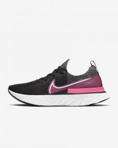Nike React Infinity Run Flyknit Black/Pink