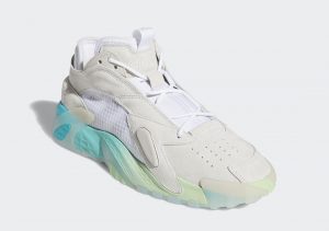 Adidas Streetball Cloud White/Glow Green/Hi-Res Aqua