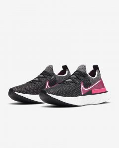Nike React Infinity Run Flyknit Black/Pink