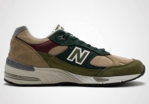 New Balance 991 Tan Green