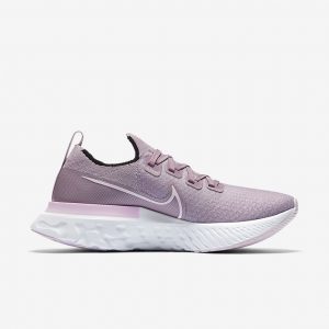 Nike React Infinity Run Flyknit Plum Mist/White/Pink Foam