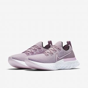 Nike React Infinity Run Flyknit Plum Mist/White/Pink Foam