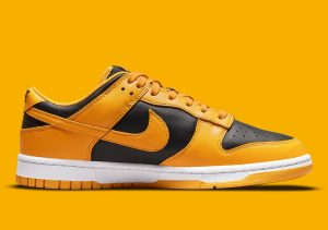 Nike Dunk Low Black/Goldenrod/White