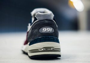 New Balance 991 Navy/Burgundy/Grey