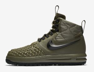 Nike Lunar Force 1 Duckboot Medium Olive/Wolf Grey-Black