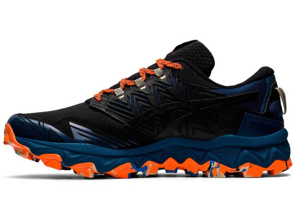 Asics Gel FujiTrabuco 8 Black/Blue/Orange