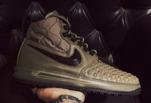 Nike Lunar Force 1 Duckboot Medium Olive/Wolf Grey-Black