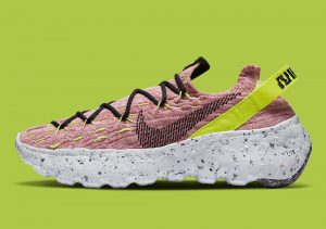 Nike Space Hippie 04 Lemon Venom/Black-Light Arctic Pink