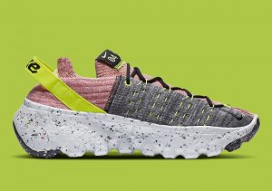 Nike Space Hippie 04 Lemon Venom/Black-Light Arctic Pink