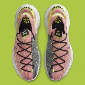 Nike Space Hippie 04 Lemon Venom/Black-Light Arctic Pink