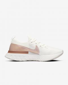 Nike React Infinity Run Flyknit Sail/Copper Metallic/Whit/Light Arctic Pink