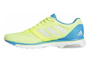 Adidas Adizero Adios 4 - Yellow Hi Res Yellow Ftwr White Shock Cyan Hi Res Yellow Ftwr White Shock Cyan (B37376)