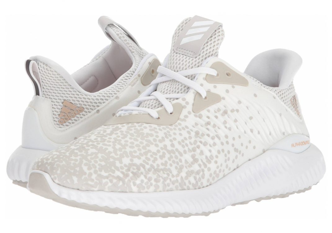 Adidas alpha hot sale bounce white