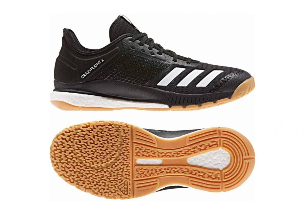 Adidas CrazyFlight X 3 - Noir Blanc Gomme (D97832)
