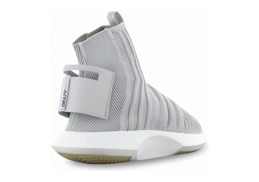 Adidas Crazy 1 ADV Sock Primeknit - Light Grey/White (CQ0984)