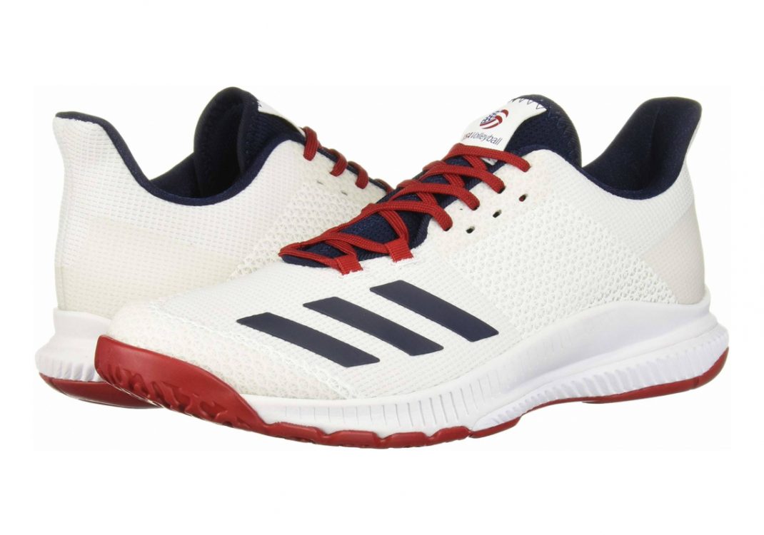 White/Collegiate Navy/Power Red (EF0131)