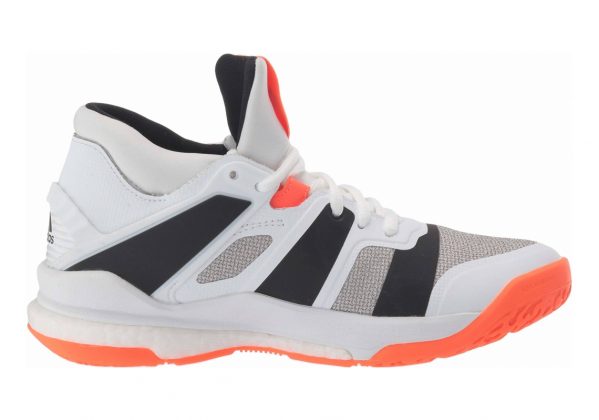 Adidas Stabil X Mid - White/Black/Solar Orange (F33827)